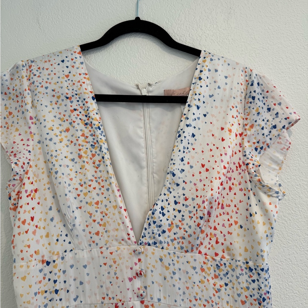 Hutch Multicolor V-Neck Maxi Dress - Picture 3 of 10